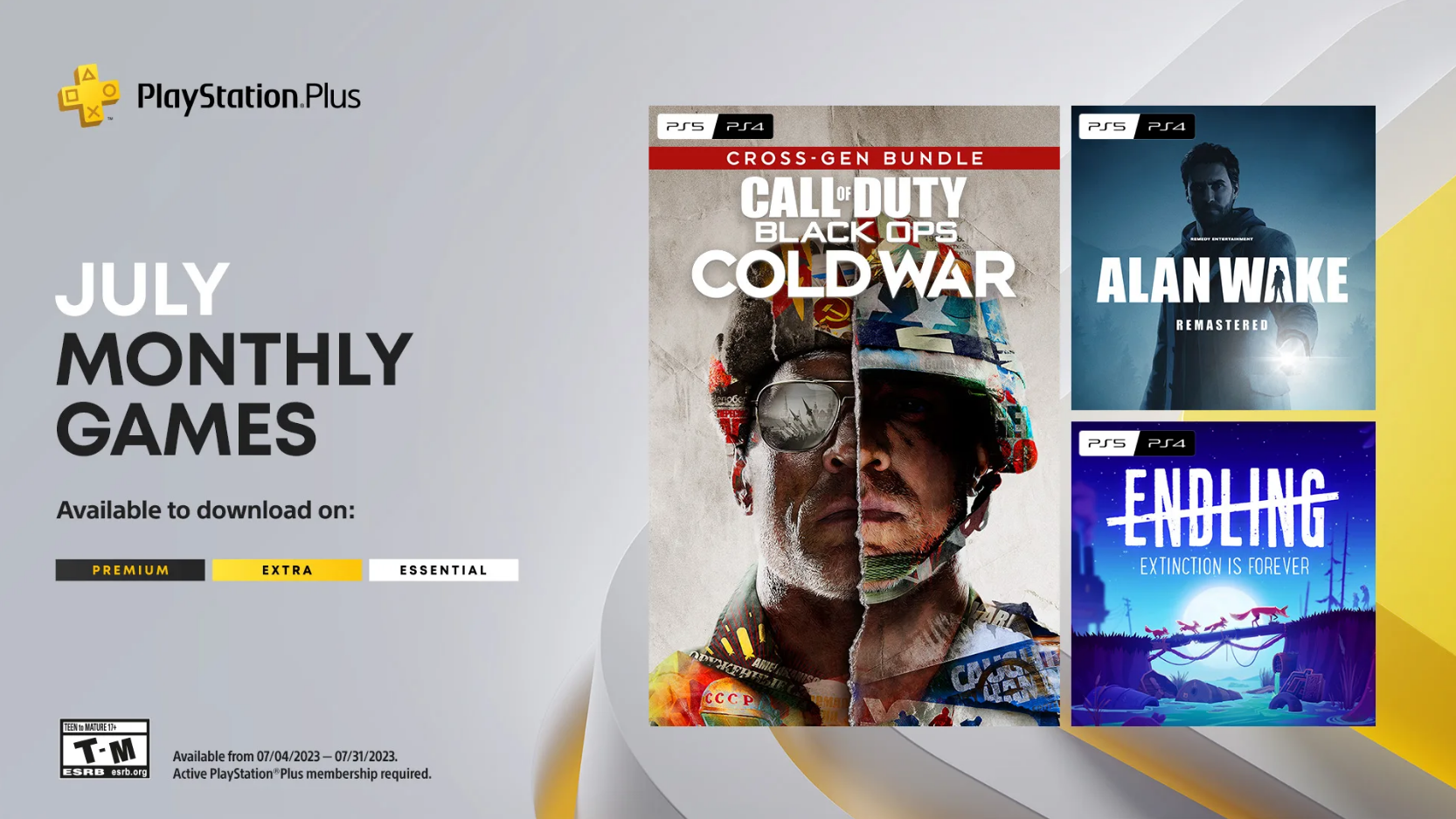 july monthly games playstation