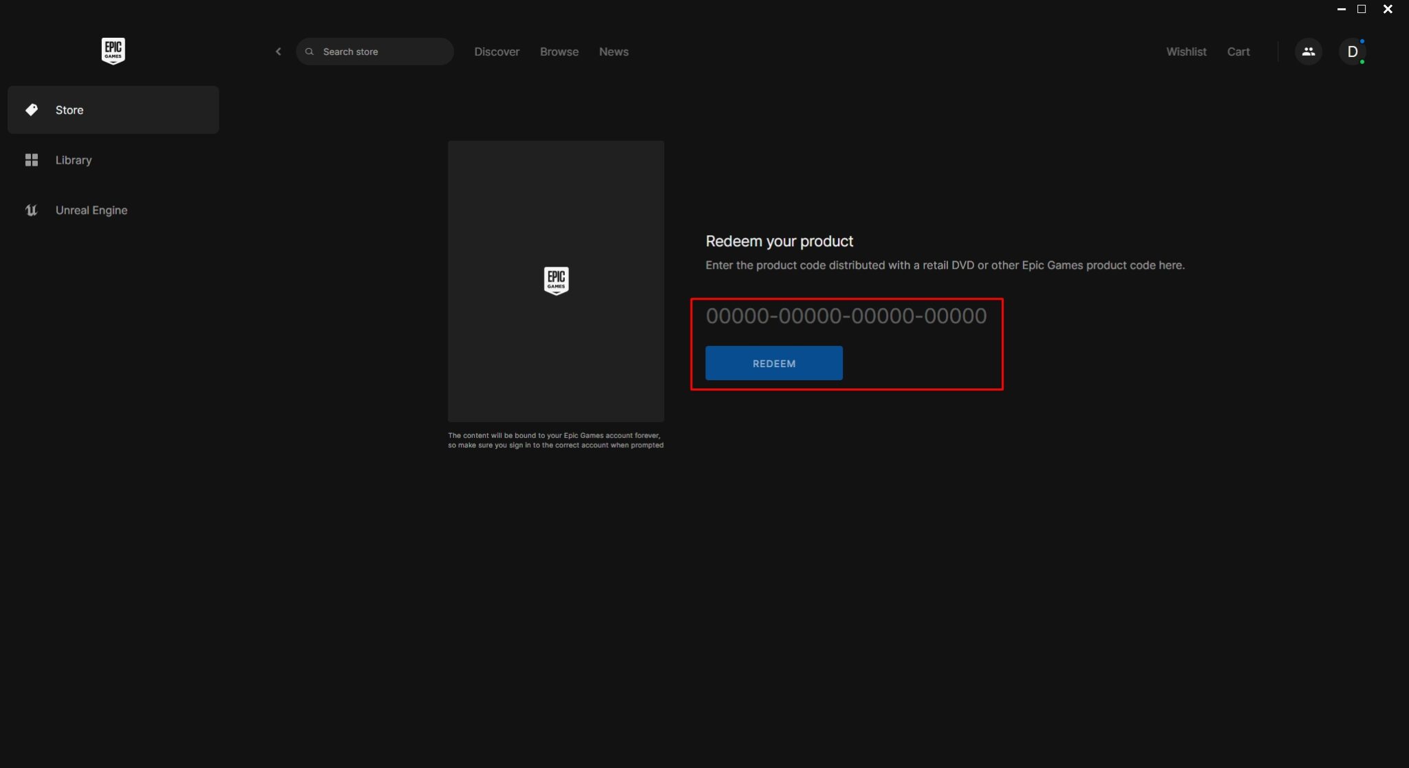 epic games store guide activer clé CD Epic Games