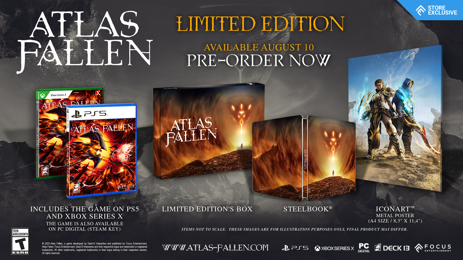 atlas fallen editie limitata