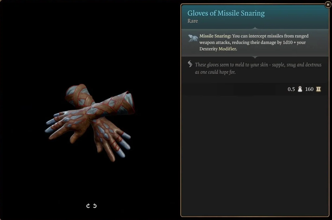 gloves of missile sharing