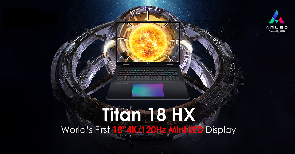 MSI Titan 18 HX Laptop ces 2024
