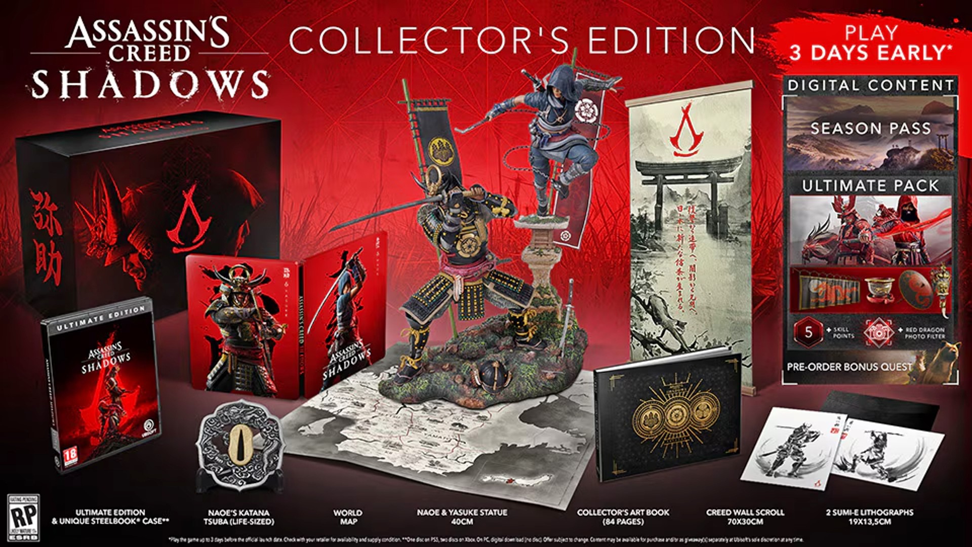 assassin's creed shadows collector's edition