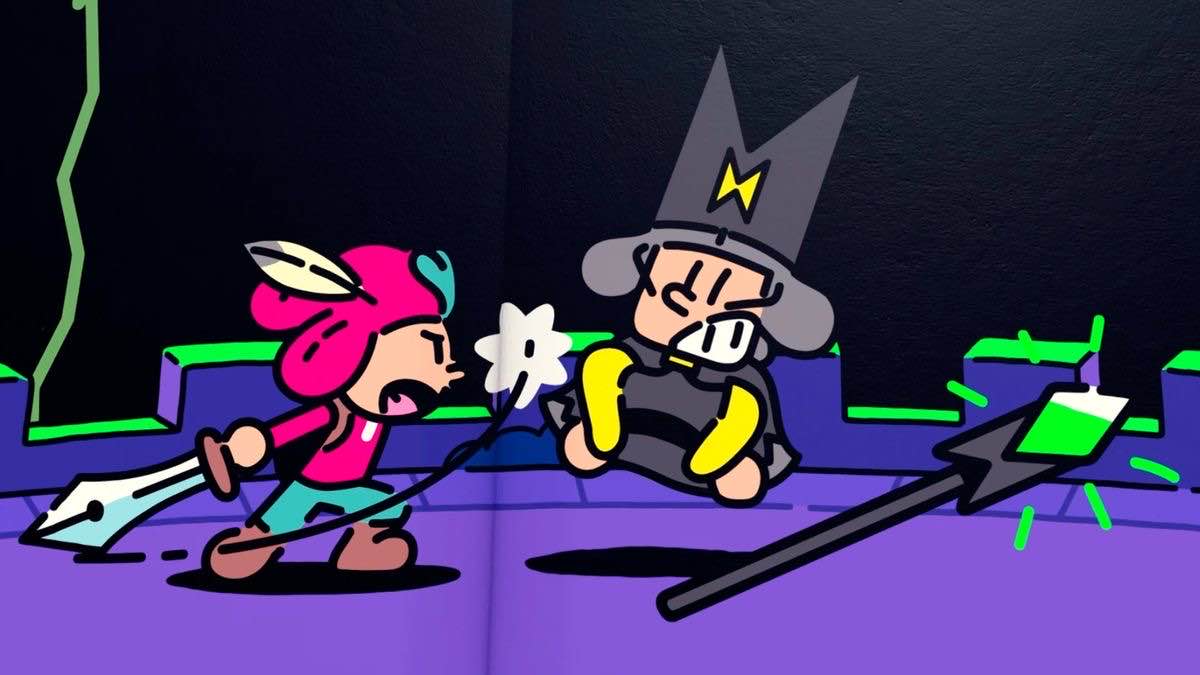 the plucky squire intro art