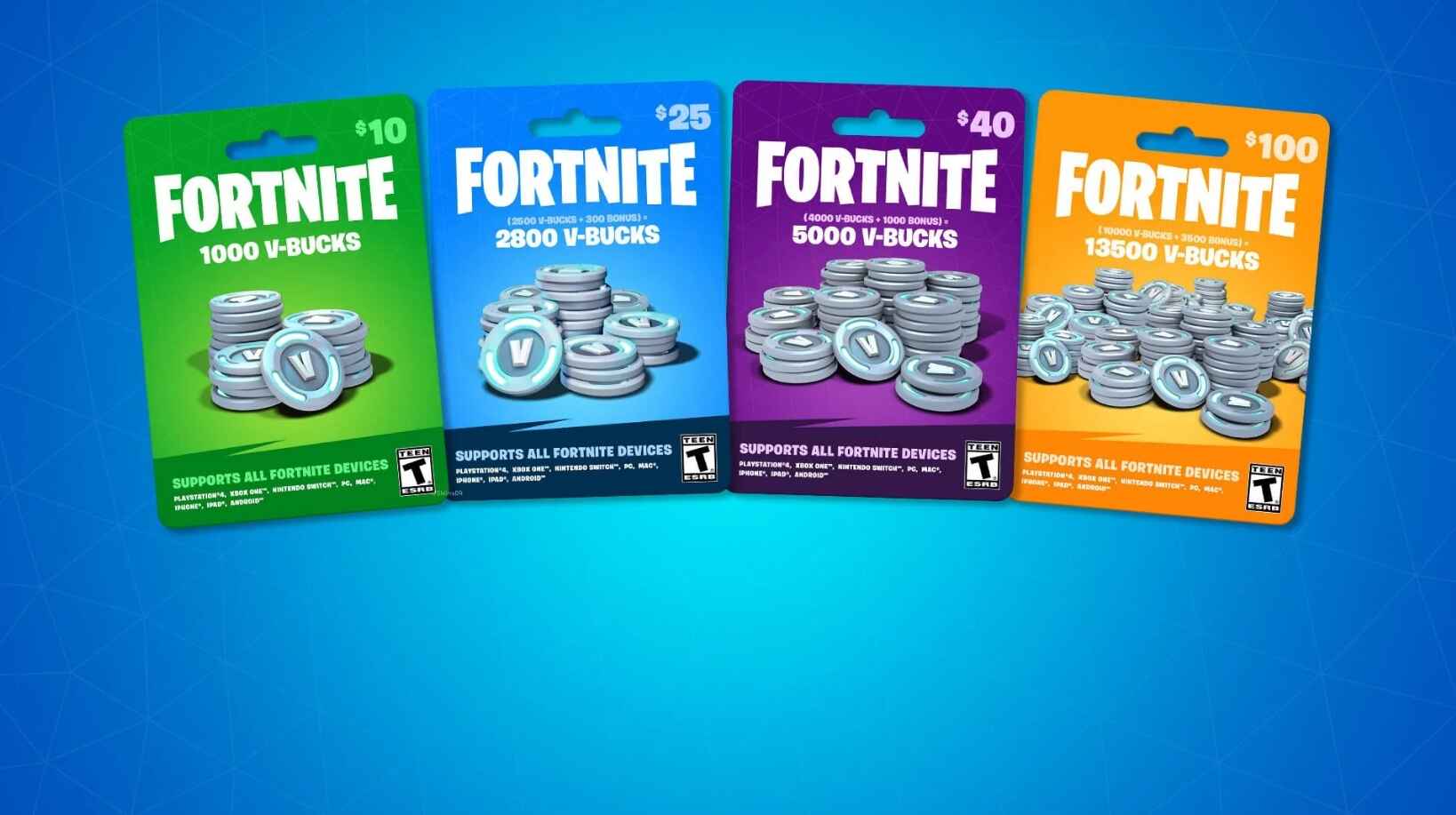 fortnite bucks