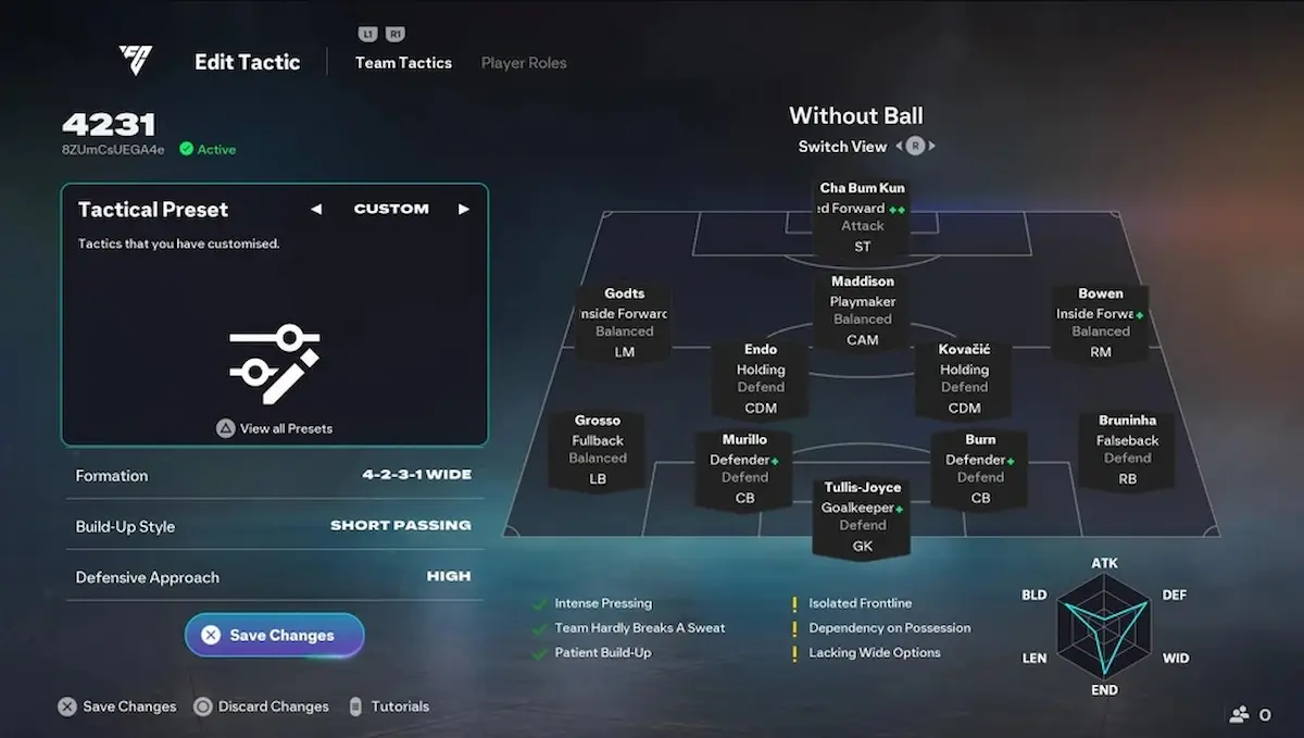 ea fc 26 formation 4-2-3-1 wide