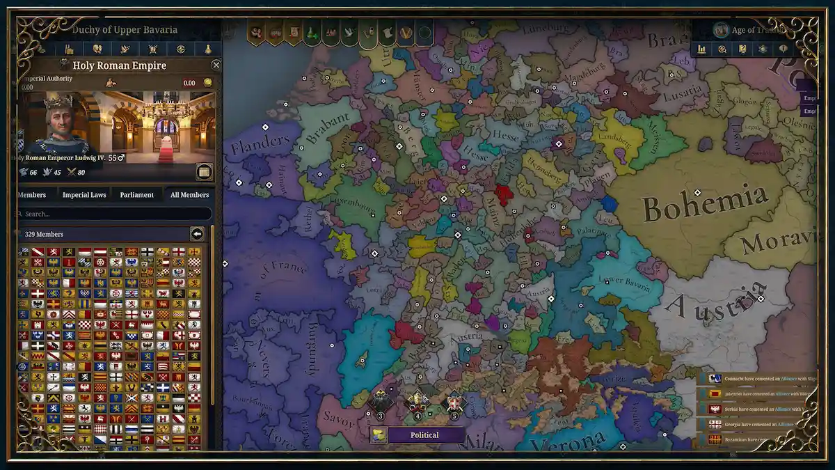 Europa Universalis 5 harta