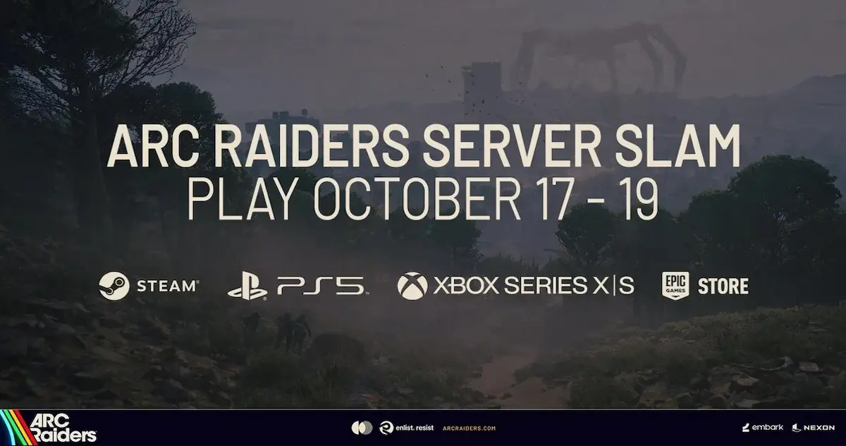 arca raiders server slam time