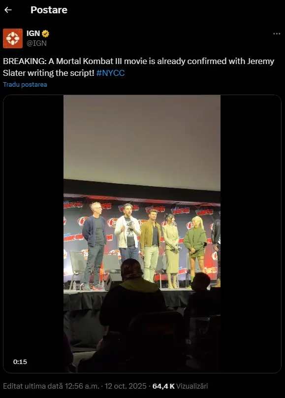 mortal kombat 3 movie