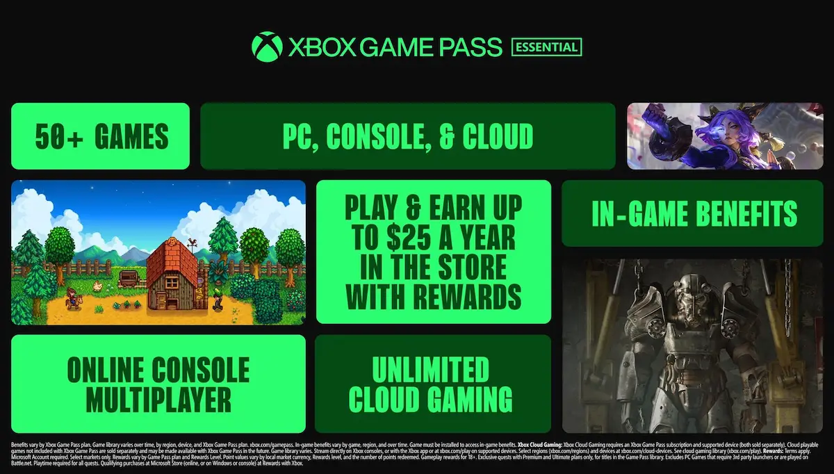 game pass essential