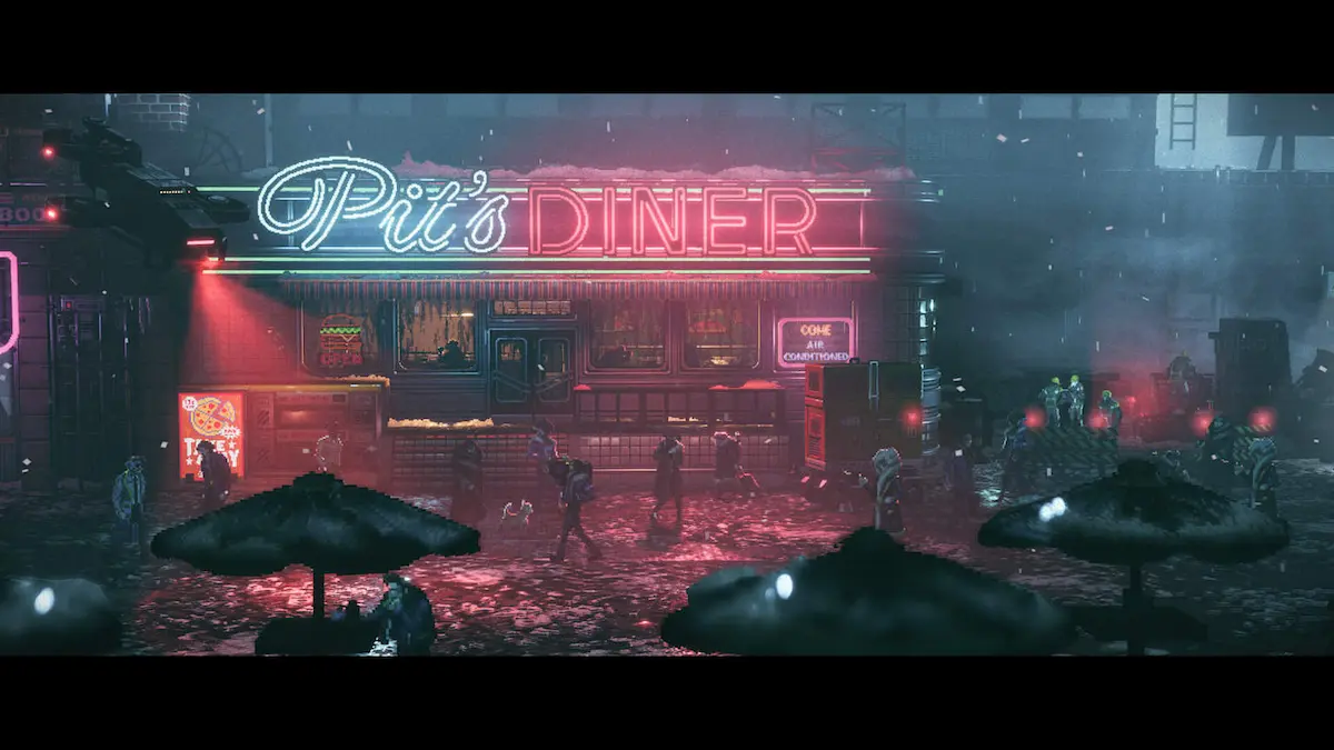 Pit’s Diner neon Replaced