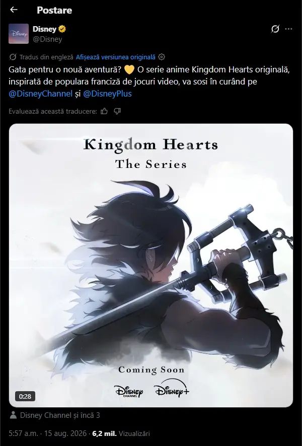 kingdom hearts disney+