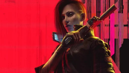 Cyberpunk 2077 Phantom Liberty V cu pistolul
