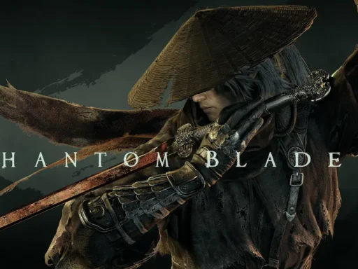 Phantom Blade Zero key art showing a swordsman in a straw hat holding a blade